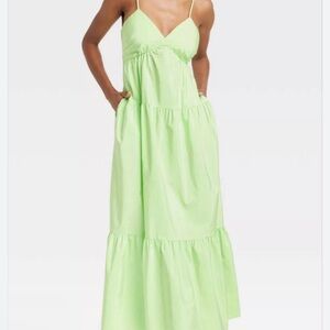 NWT Lime Green Maxi Dress